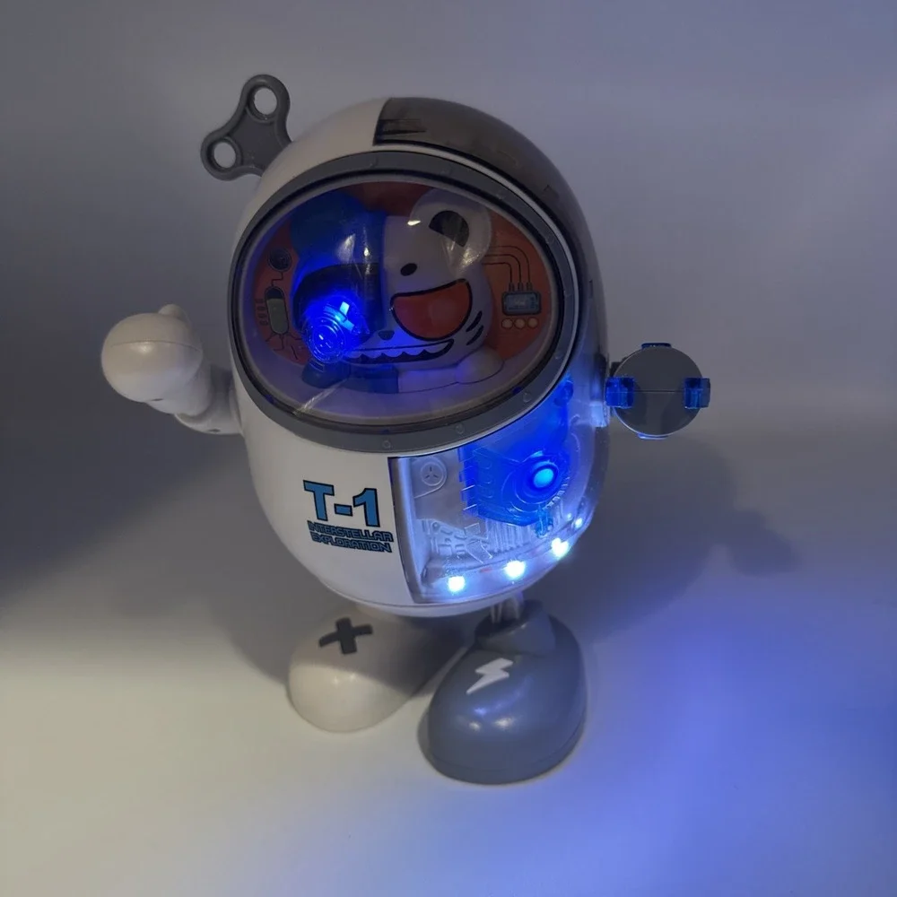 T-1 Interstellar Cat Robot Plays Music And Dances Obstacle Avoidance